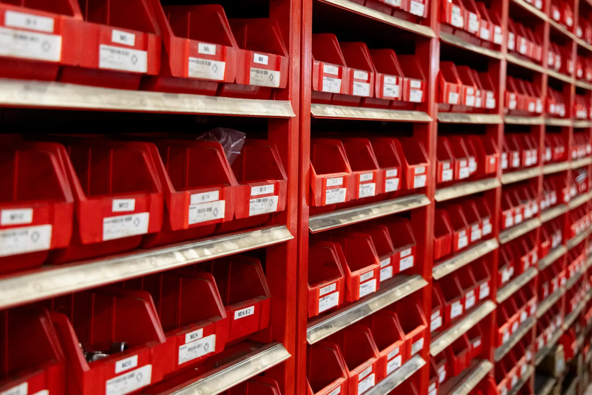 Industrial storage and parts management